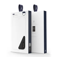 Dux Ducis Hivo odinis atverčiamas dėklas iš natūralios odos su kortelių ir dokumentų pinigine iPhone 14 Plus, rudas