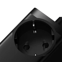 Baseus GaN3 Pro sieninis įkroviklis / maitinimo juosta 2xUSB + 2xUSB-C + AC, 65W