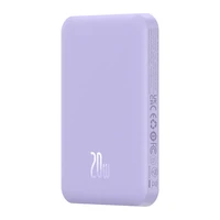 Magnetinė išorinė baterija Baseus Mini 5000mAh 20W (violetinė)