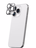 AmazingThing aviacijos klasės lydinio grūdintas stiklas objektyvui iPhone 16 Pro / 16 Pro Max - pilkas