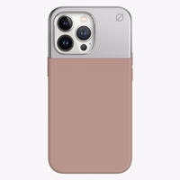 ATOM STUDIOS dėklas SPLIT SILICONE MAGSAFE IPHONE 13 PRO rožinis