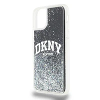 DKNY Liquid Glitter Big Logo dėklas iPhone 11 / Xr - juodas