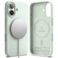 Ringke Silikoninis Magnetinis MagSafe dėklas iPhone 17 Pro - mėtų spalvos