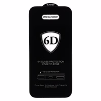 Tel Protect Pilno klijavimo 6D Apsauginis stiklas SAMSUNG GALAXY S25 juodas