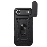 Stumdomas kameros šarvas dėklas telefonui Iphone 17 Air juodas