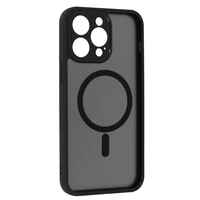 Pilnai matinis Mag dėklas telefonui Iphone 14 Pro Max juodas
