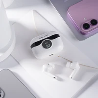 Blavec Bluetooth TWS ausinės BW-04 Prime Active ANC+ENC (BW04PA-W) baltos