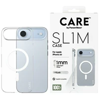 CARE by PanzerGlass SL1M MagSafe deklas iPhone Air - skaidrus