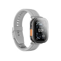 AmazingThing Radix grūdintas stiklas su dėklu Apple Watch UItra 3 49mm - Skaidrus