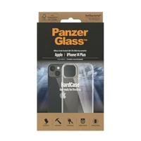 PanzerGlass HardCase antibakterinis karinio standarto sertifikuotas dėklas iPhone 14 Plus / 15 Plus telefonams – skaidrus