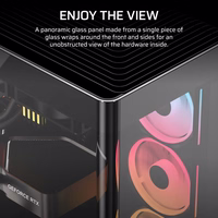Corsair 4500X LX-R RGB Tempered Glass Mid-Tower, Black „Midi Tower“ Juoda