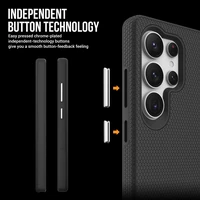 Dėklas Perfectionists Triangle Case Samsung S938 S25 Ultra juodas