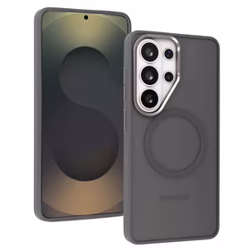 Liavec Soft Dėklas Metal Frame for Samsung Galaxy S26 Ultra pilkas