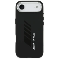AMG silikoninis didelių rombų magnetinis dėklas telefonui iPhone Air - juodas