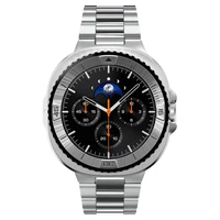Spigen Bezel Tune Pro Pilot dangtelis Samsung Galaxy Watch 8 Classic 46mm sidabrinis