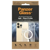 PanzerGlass HardCase su MagSafe antibakterinis karinio lygio sertifikuotas dėklas iPhone 13 Pro Max - permatomas