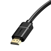 Baseus HDMI 2.0 kabelis 4K 30 Hz 3D HDR 18 Gbps 8 m juodas (CAKGQ-E01)