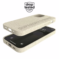 SuperDry Snap iPhone 12 mini Compostable Case smėlio 42623