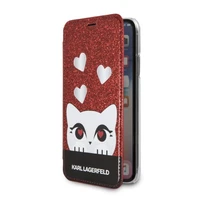 Karl Lagerfeld Valentine iPhone X/XS dėklas telefonui - raudonas