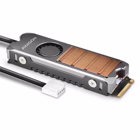 SSD disko M.2 varinis aušintuvas su ventiliatoriumi CLR-M2FAN Axagon