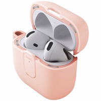 Uniq Clyde Lock dėklas AirPods 4 - rožinis