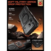 Dėklas telefonui Supcase UB Grip Pro Mag MagSafe iPhone 17 Pro Max - juodas