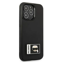 Karl Lagerfeld Ikonik Patch dėklas iPhone 13 Pro / iPhone 13 - Juodas