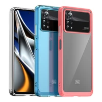 Outer Space Case dėklas telefonui Xiaomi Poco X4 Pro 5G su lanksčiu rėmu juodas
