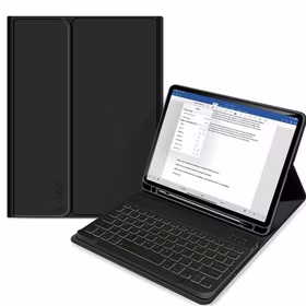Tech-Protect SC Pen + Keyboard dėklas su klaviatūra iPad 10.9" 2022 - juodas