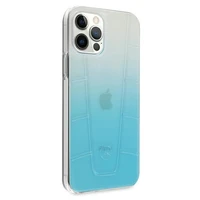 Mercedes Transparent Line dėklas telefonui iPhone 12 Pro Max - mėlynas