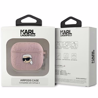 Karl Lagerfeld Monogram Karl Head dėklas AirPods 3 - rožinis