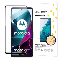 Wozinsky pilno klijavimo grūdintas stiklas Motorola Moto G200 5G 9H pilno ekrano grūdintas stiklas su juodu rėmeliu