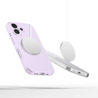 Tech-Protect Skystas silikoninis Magnetinis iPhone 16e dėklas - violetinė