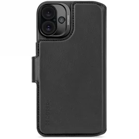 Decoded odinis nuimamas piniginės dėklas su MagSafe ir pinigine iPhone 16 Plus - juodas