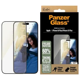 PanzerGlass EyeCare apsauginis stiklas iPhone 16 Plus 6.7" Itin platus pritaikymas 2867