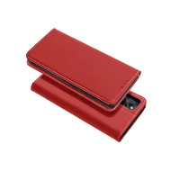 SMART PRO knygos tipo odinis dėklas telefonui XIAOMI Redmi Note 14 4G (GLOBAL - 164,84mm x 78,15mm x 8,16mm) bordo