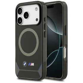 BMW M IML metaliniai mygtukai ir logotipas "MagSafe" dėklas iPhone 17 Pro - Mėlynas