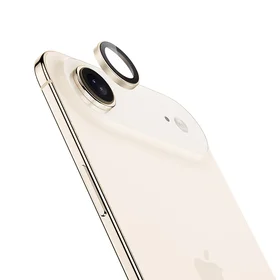 Benks grūdintas stiklas DR Sapphire Lens Protector kamerai iPhone 17 Air (1 lęšis) auksinis