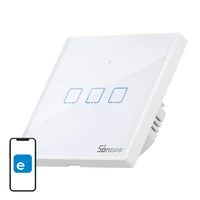 Išmanusis jungiklis WiFi + RF 433 Sonoff T2 EU TX (3 kanalai) atnaujintas