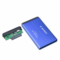 Gembird EE2-U3S-2-B saugojimo diskų korpusas 2.5" USB 3.0 HDD korpusas mėlyna