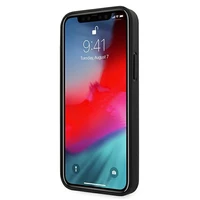 BMW Odinis išlenktas perforuotas dėklas iPhone 12 mini - juodas