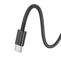 Borofone kabelis BX104 Primo - Type C į Type C - 60W 3A 1 metras juodas