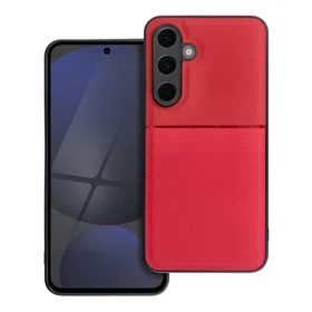 NOBLE dėklas telefonui SAMSUNG S24 FE raudonas