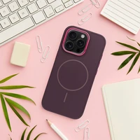 FRAME MAG COVER dėklas telefonui suderinamas su MagSafe IPHONE 17 Air violetinė