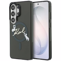 Karl Lagerfeld IML KC Script MagSafe Dėklas for Samsung Galaxy S26 Ultra - juodas