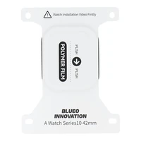 5D Mr. Monkey Apsauginis stiklas - Apple Watch 10/11 42MM juodas (Strong HD)