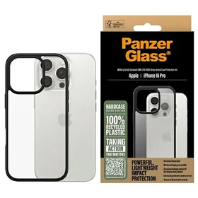 PanzerGlass kietasis dėklas iPhone 16 Pro 6.3" juodas 1296