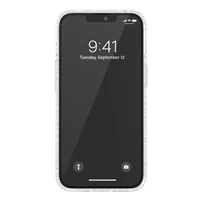 Adidas OR Apsauginis Skaidrus Dėklas Blizgučiai iPhone 13 Pro / iPhone 13 - Skaidrus Sidabras