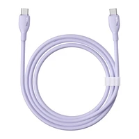 Baseus Pudding 100W USB-C - USB-C kabelis 2m - violetinis