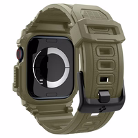 Spigen Rugged Armor „Pro“ dirželis Apple Watch 10 (46MM) - žalias